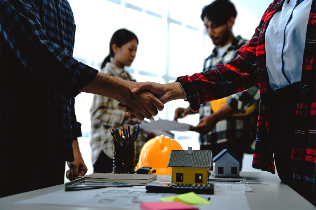 Ilustrasi kesepakatan proyek konstruksi untuk pkp